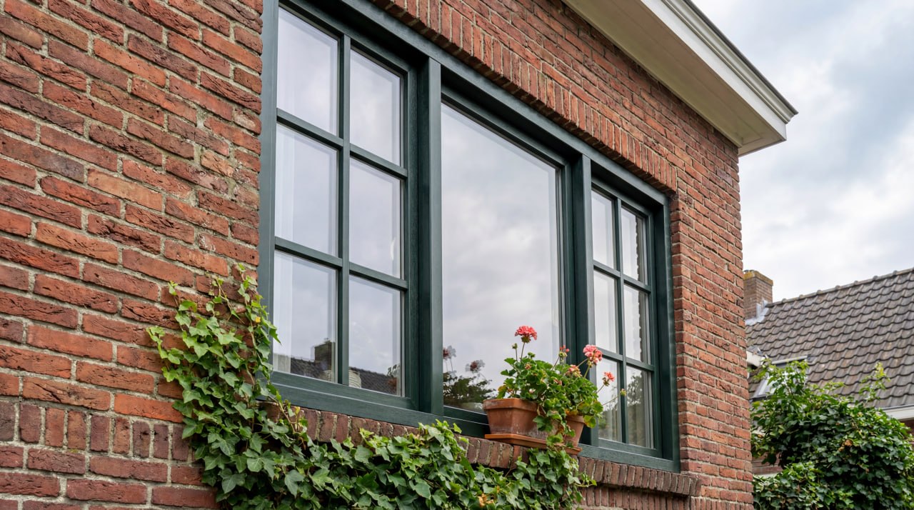 Aluminium raamkozijn met slanke profielen en maximaal glasoppervlak