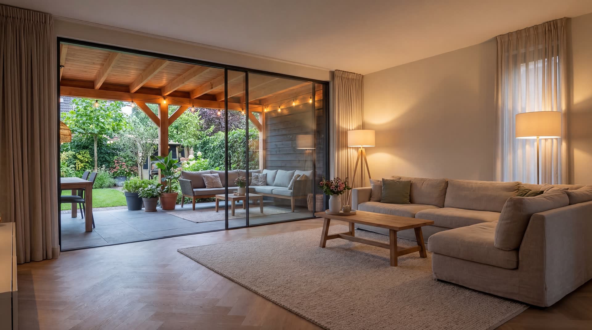 Aluminium schuifdeur geplaatst door Framekozijn